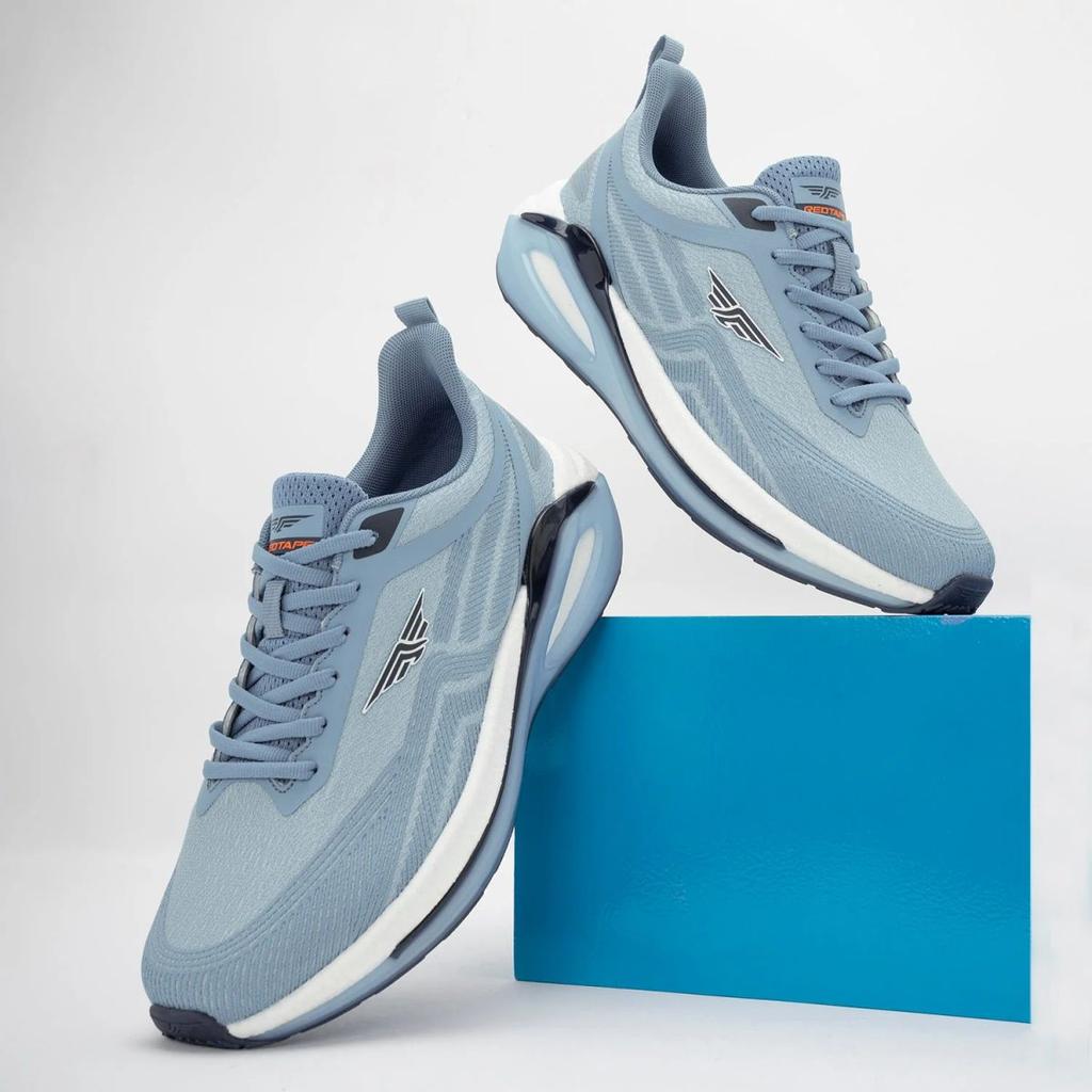 Athleisure Sports Shoes for Men in Blue and White | Low-Cut Shoes. — photo 6