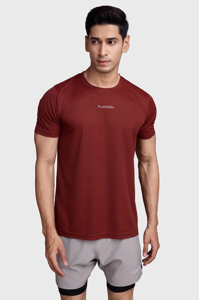 Checks Running T-shirt Salsa — photo 5