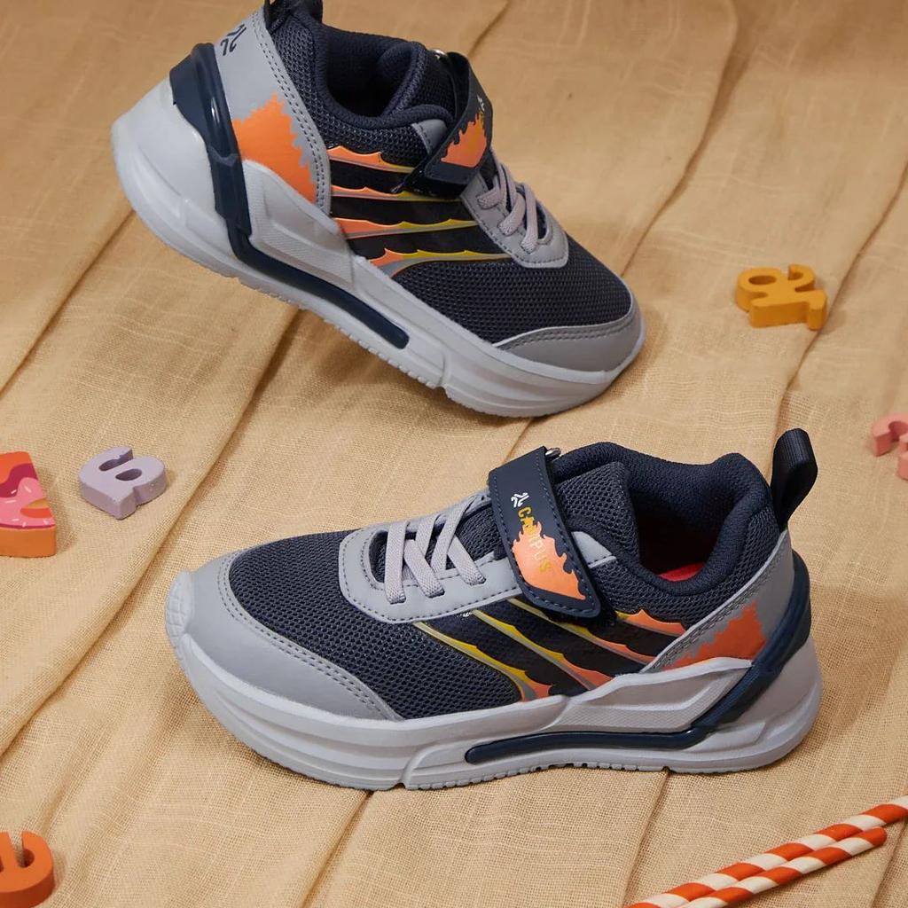 BRUNO K Grey Kids Sneakers