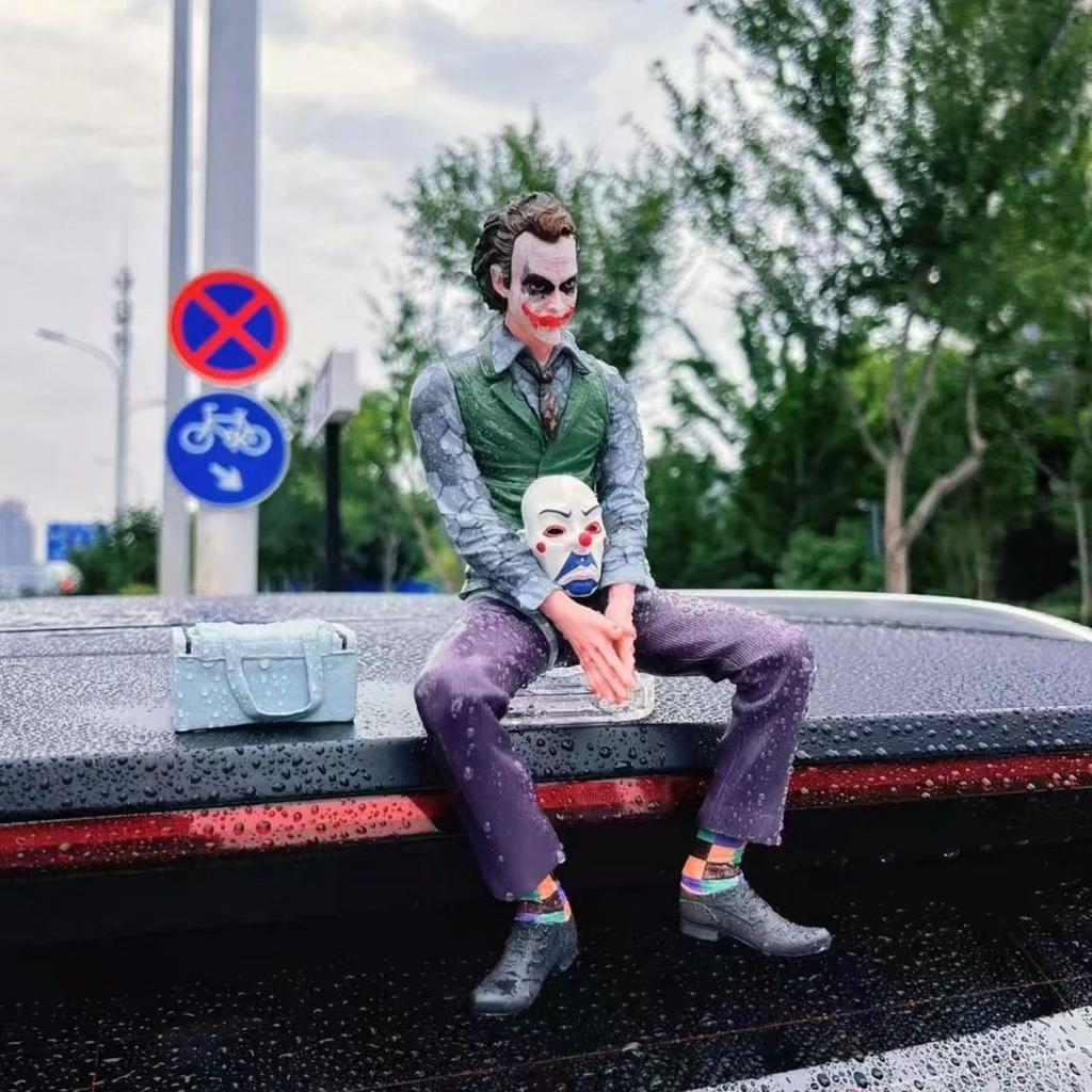 The Dark Knight Prison Scene Inspired 11-Inch Joker Figure — Car Mounted Figure