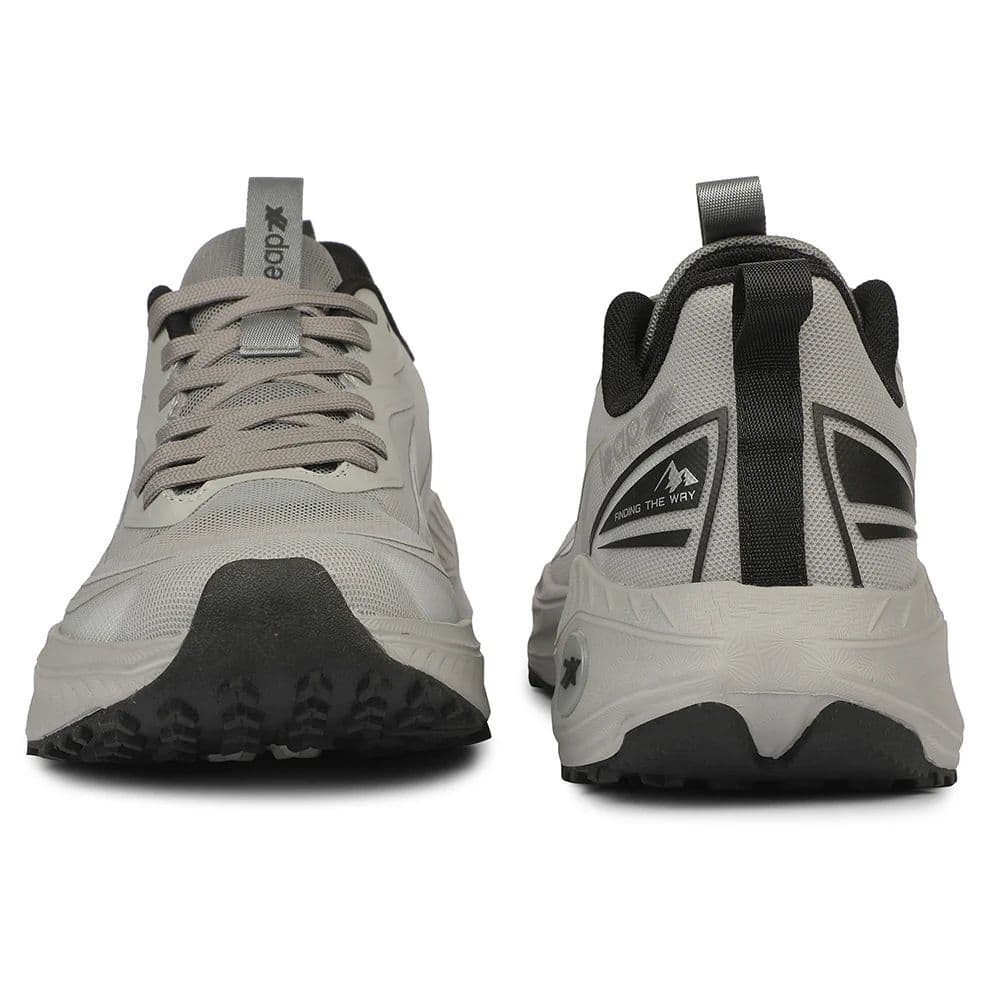 Leap7X ZQ-WFM-12 Grey Sports Walking Non Lacing Shoes for Men by Liberty — photo 6