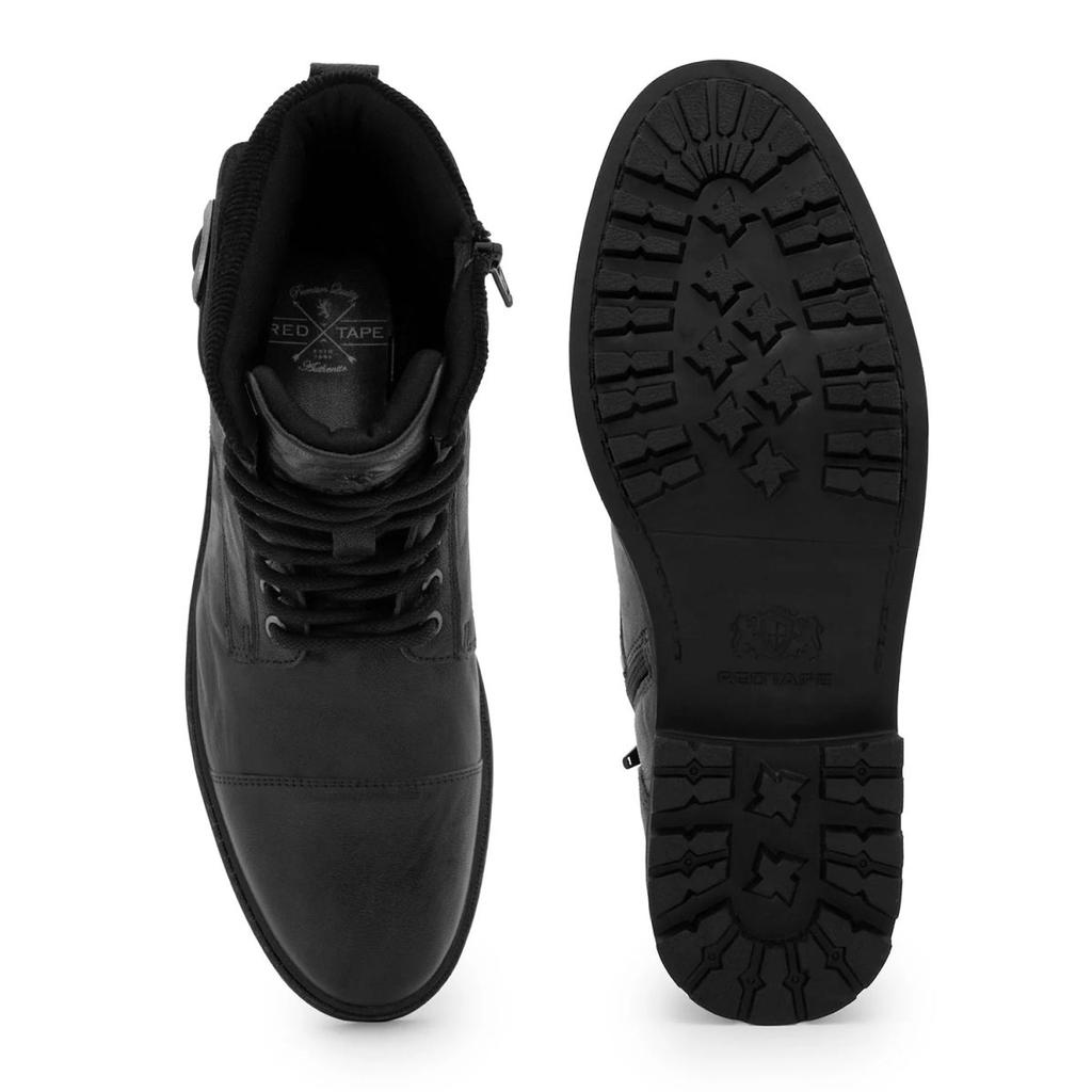 Biker Boots for Men in Black | High Top Boots — photo 5