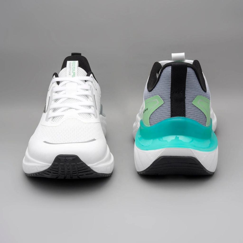 White & Sea Green Sports Shoes for Men — photo 4