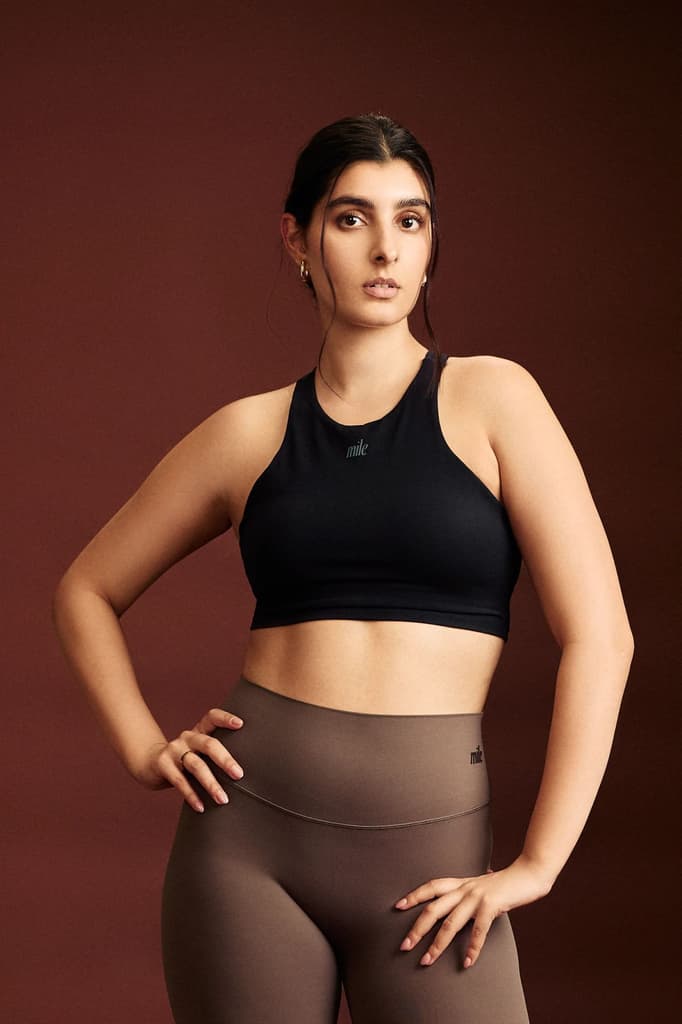 Black OnTheGo Cropped Tank