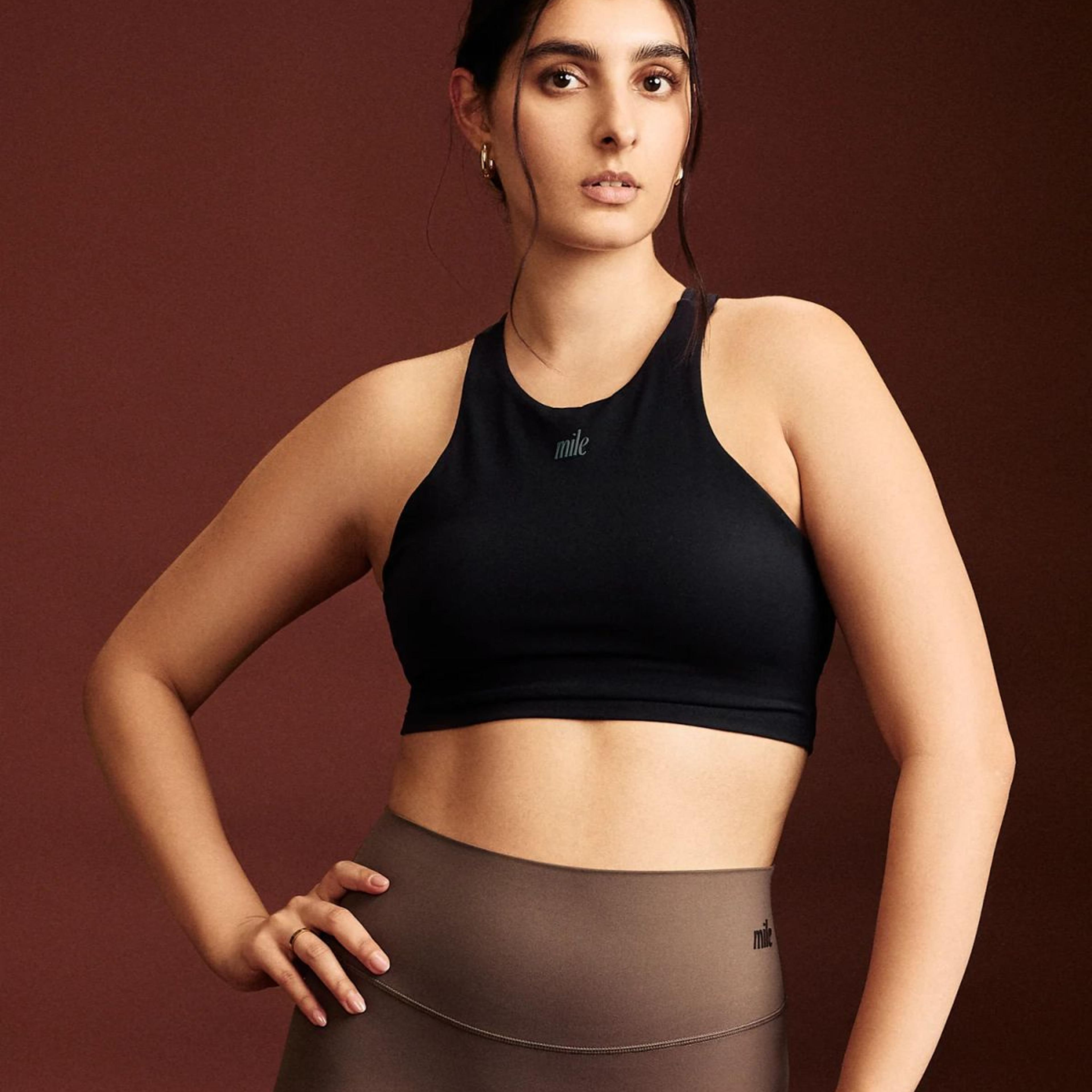 Black OnTheGo Cropped Tank