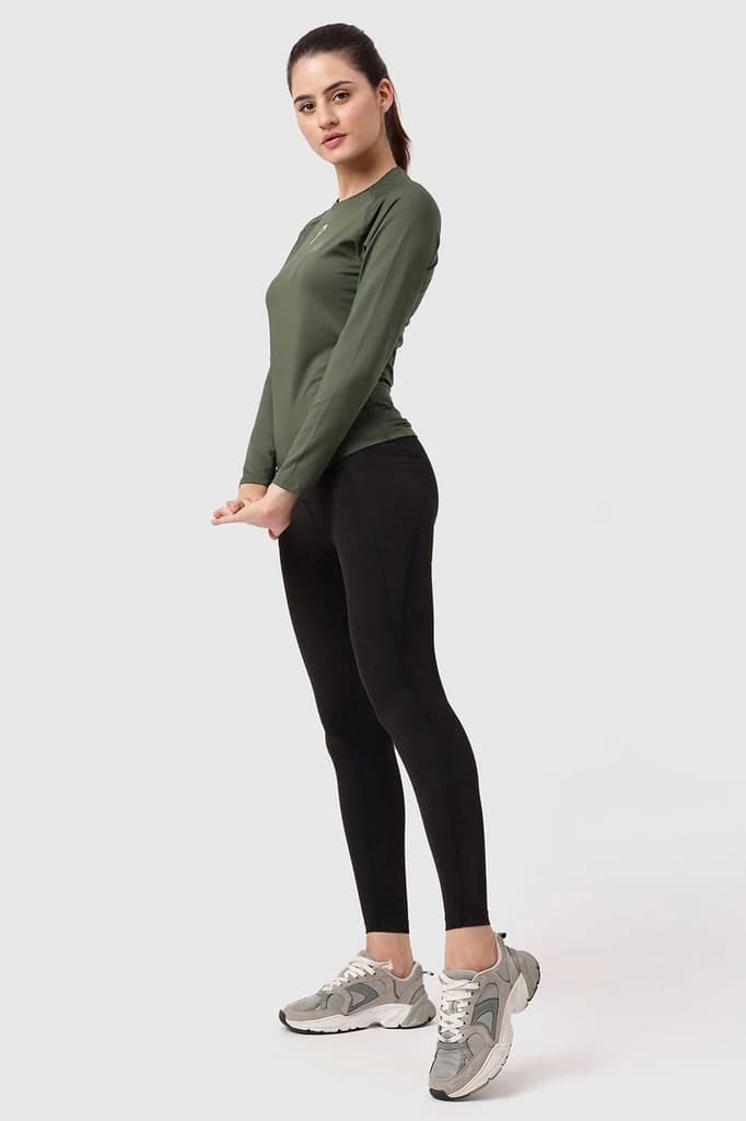 Compression Full T-shirt Olive — photo 2