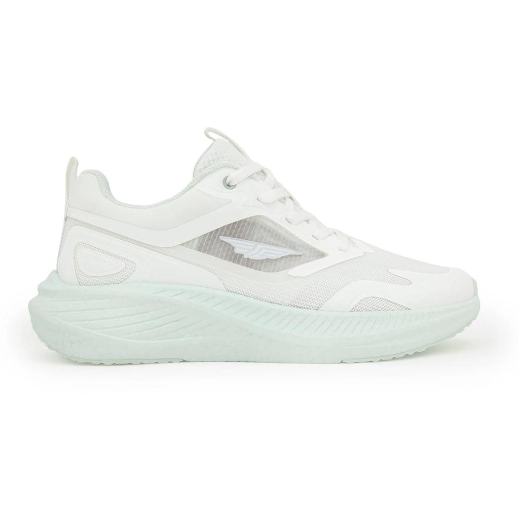Sports Shoes for Women in White and Green | Athleisure Shoes — photo 2