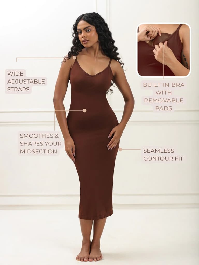 Built in bra bodycon dress — photo 5