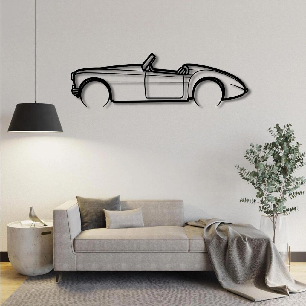 MGA 1500 ROADSTER 1956 METAL WALL ART — photo 2