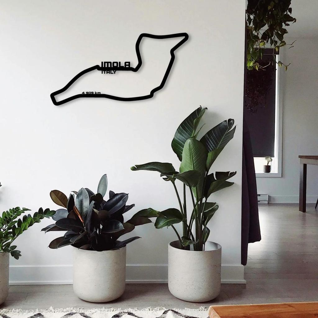 IMOLA AUTODROMO ENZO E DINO FERRARI METAL WALL ART — photo 2
