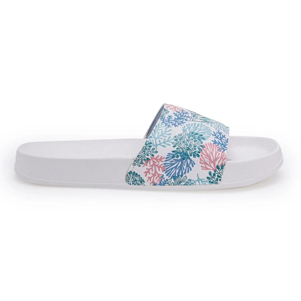 Womens Sliders in White | Casual Pool Sliders — photo 2