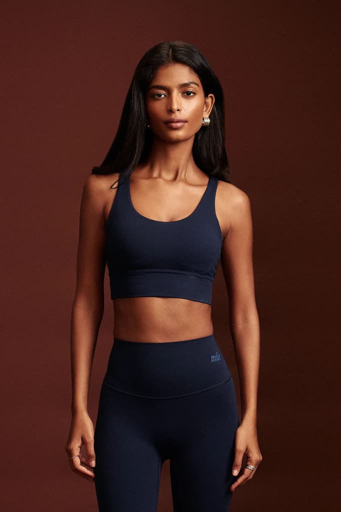 Ink Blue OnTheGo Cross Back Sports Bra