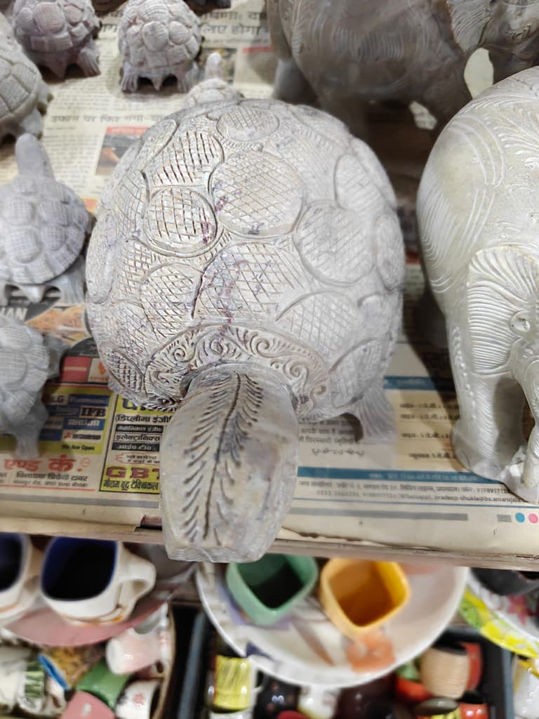 White Elephant Statue | Porcelain | Decorative | White