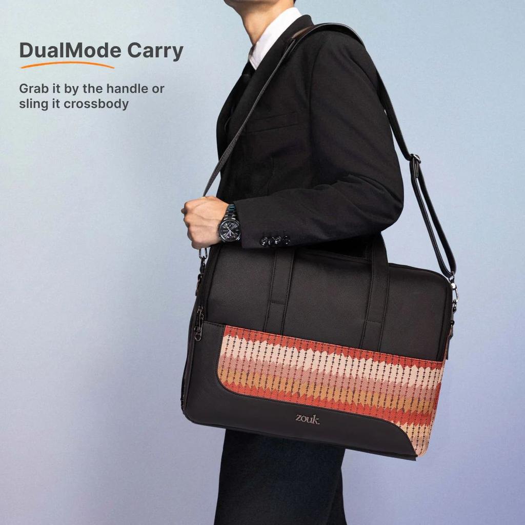 Cochin Cortado Office Laptop Bag (Black) — photo 6