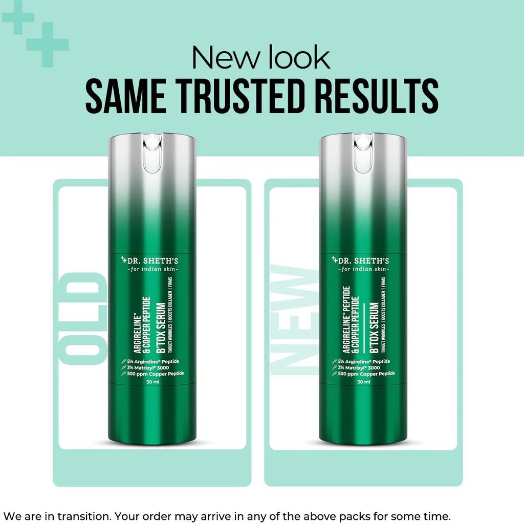 Argireline® Peptide & Copper Peptide B'tox Serum - 30ml