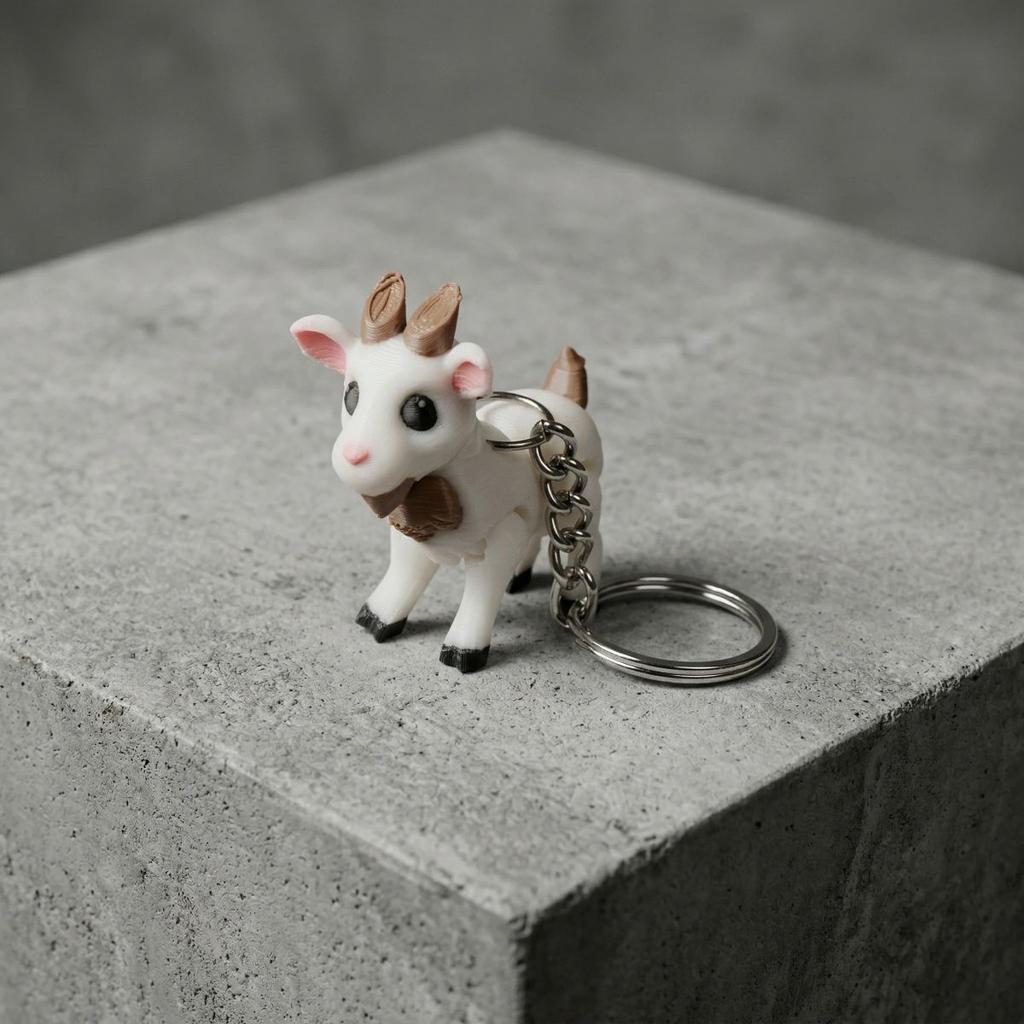 Goat Keychain