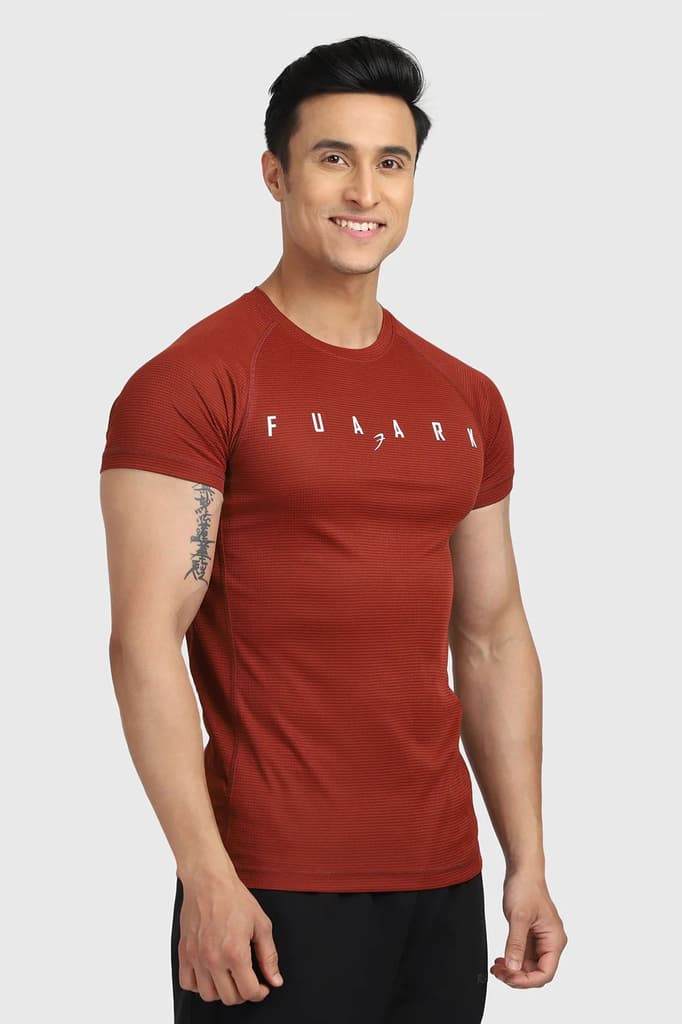 Checks T-shirt Salsa Rust — photo 5