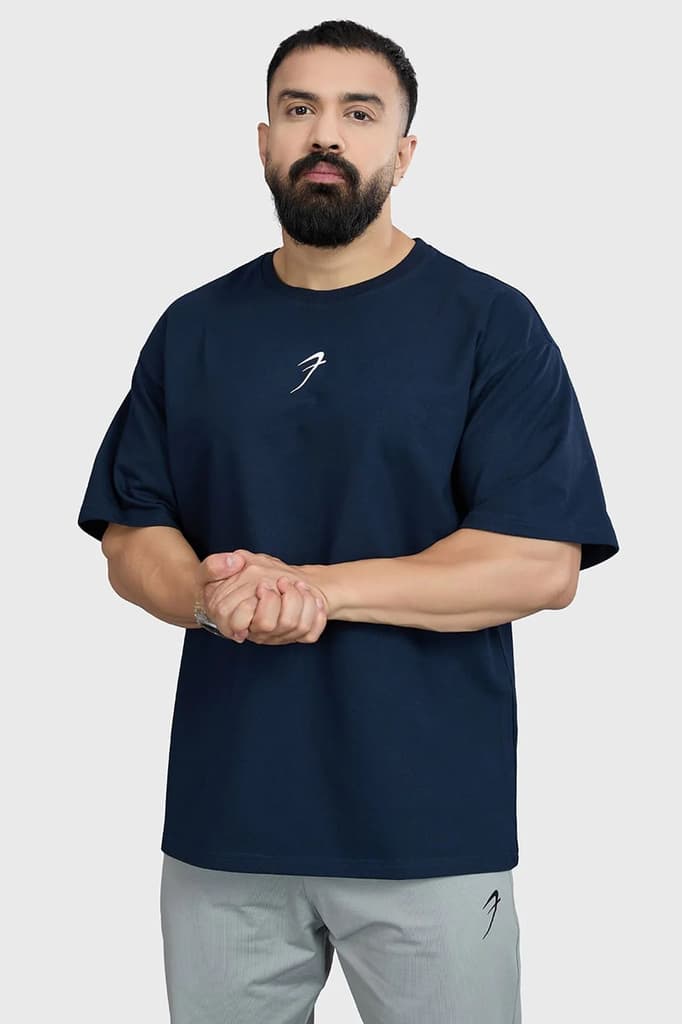 Ignite Oversized T-shirt Navy — photo 5