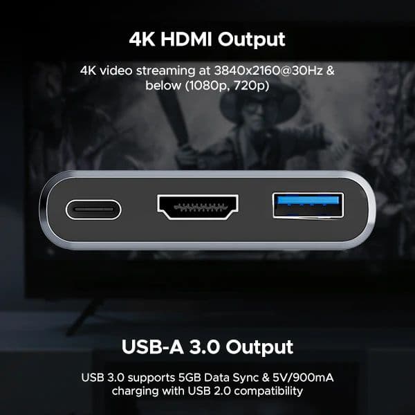 boAt Swift Lynk USB Hub | USB Hub with Type-C Expansion Hub, 4K HDMI Output, 100W Charging Support, USB-A 3.0 Output — photo 4