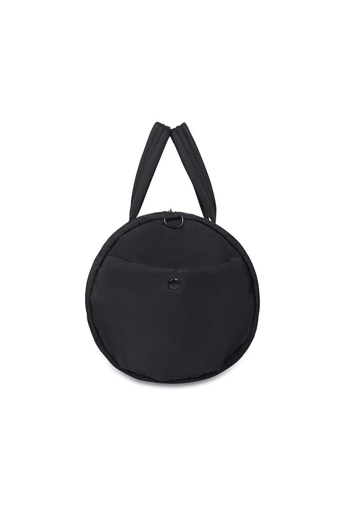 Puffer Duffle Bag // Black On Black