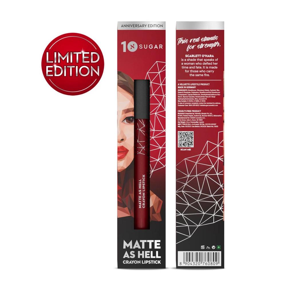 Matte As Hell Crayon Lipstick (Anniversary Edition) — photo 3