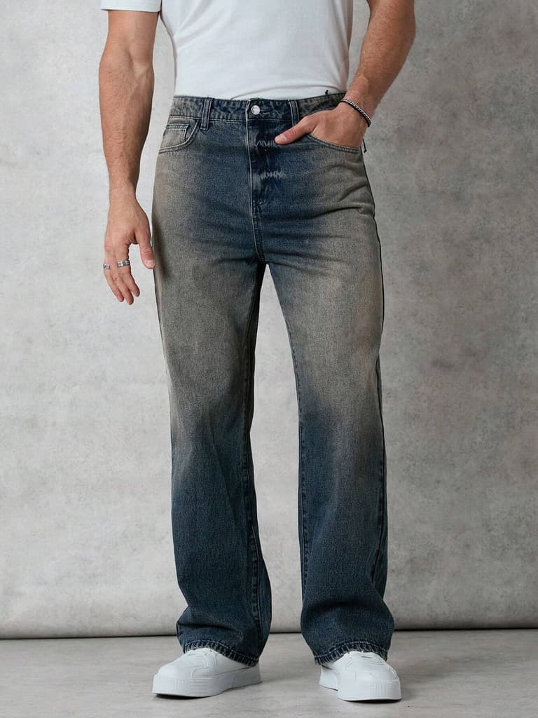 Fade To Blue Straight Fit Jeans — photo 5