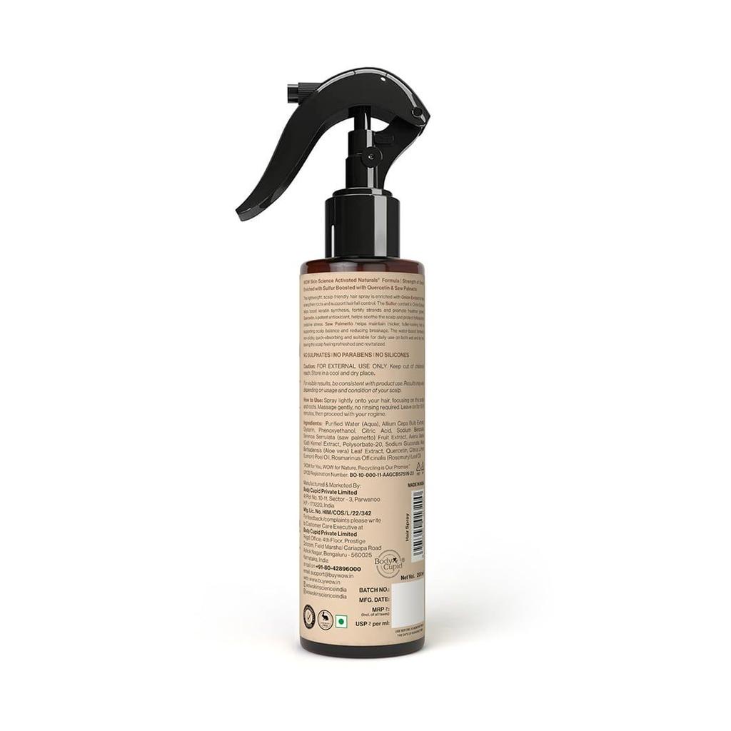 Onion Juice Hairfall Control Spray Strengthens Roots & Reduces Hair