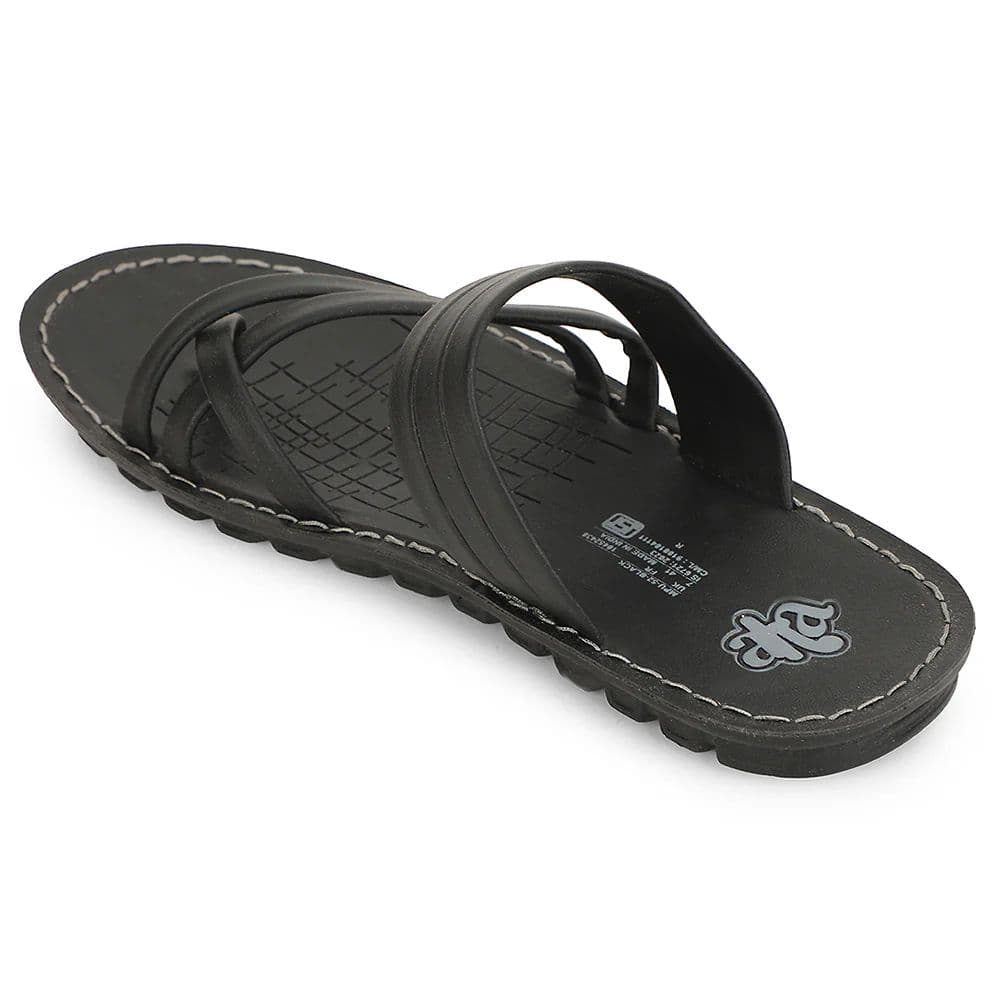 A-HA Black Casual Slipper For Men MPU-52 By Liberty — photo 5