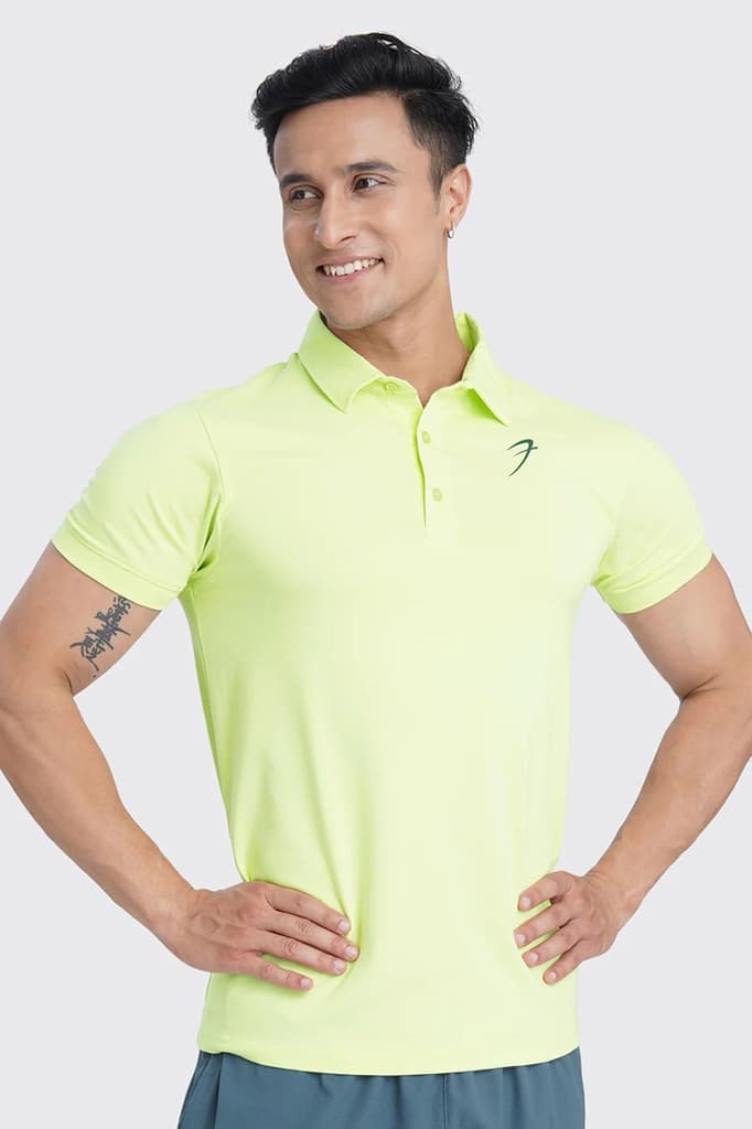 Polo T-shirt Lime — S