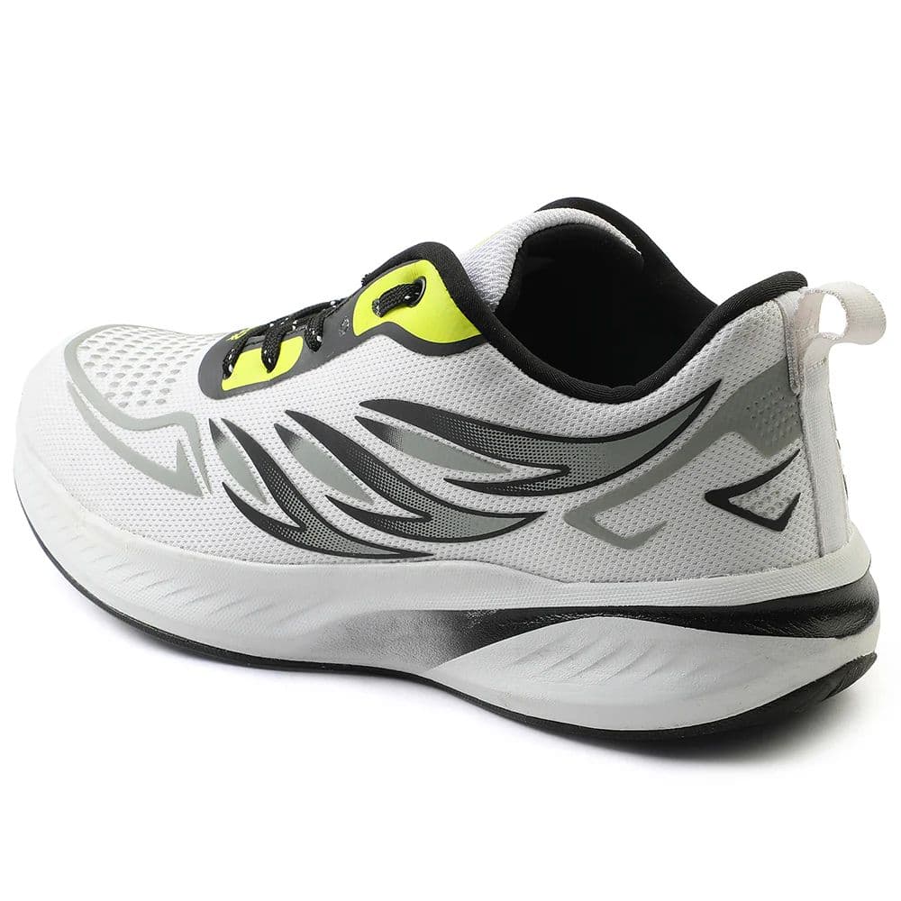 Leap7x White Sports Lacing Running Shoes For Men CASIO By Liberty — photo 6