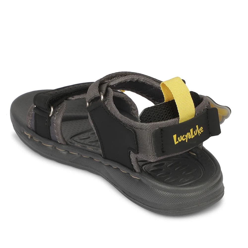 Lucy & Luke WINGS-1 Dynamo Grey Casual Flat Sandal for Kids by Liberty — photo 2