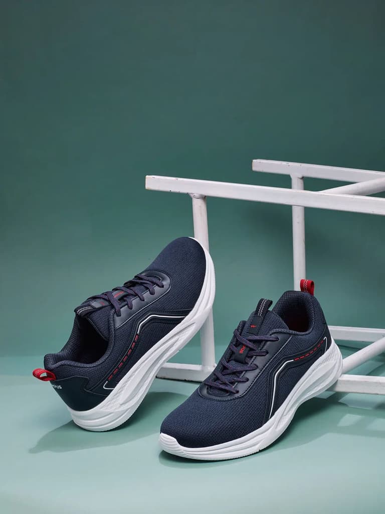 TACT Navy Men's Running Shoes