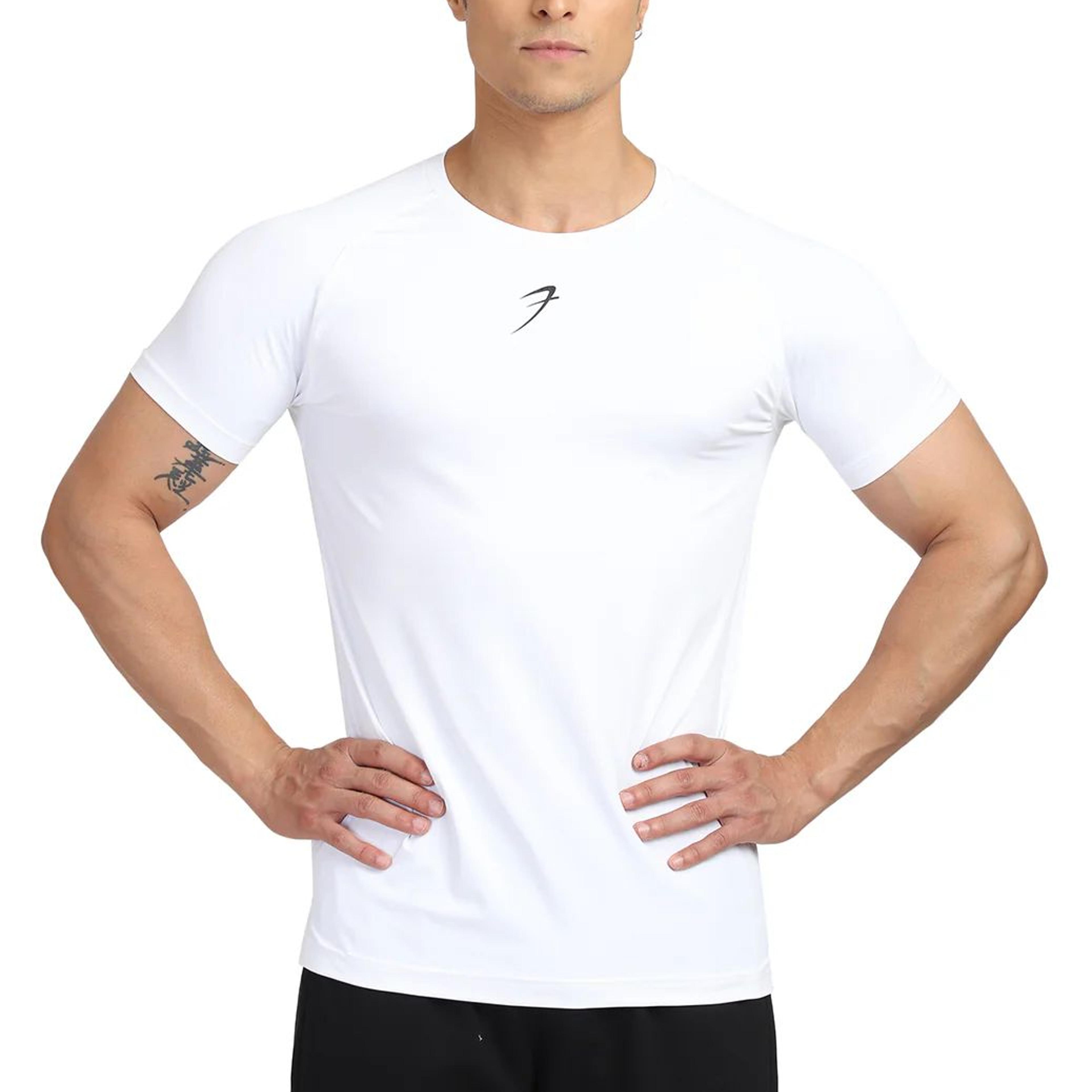 Sleek T-shirt White / Logo