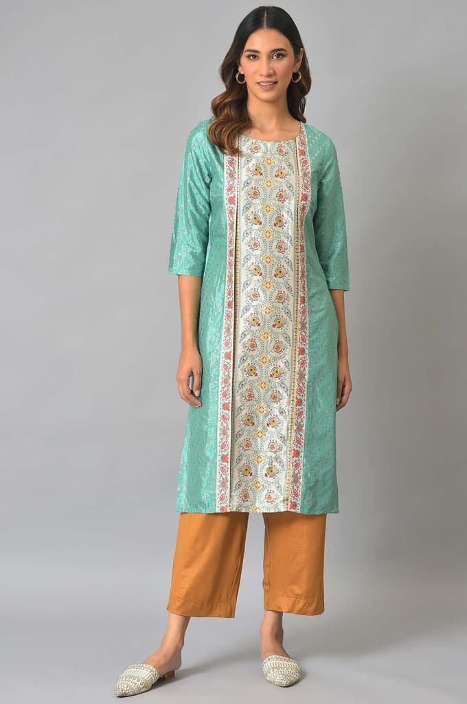 Brown Solid Straight Fit Palazzo With Slip On Closure — photo 5