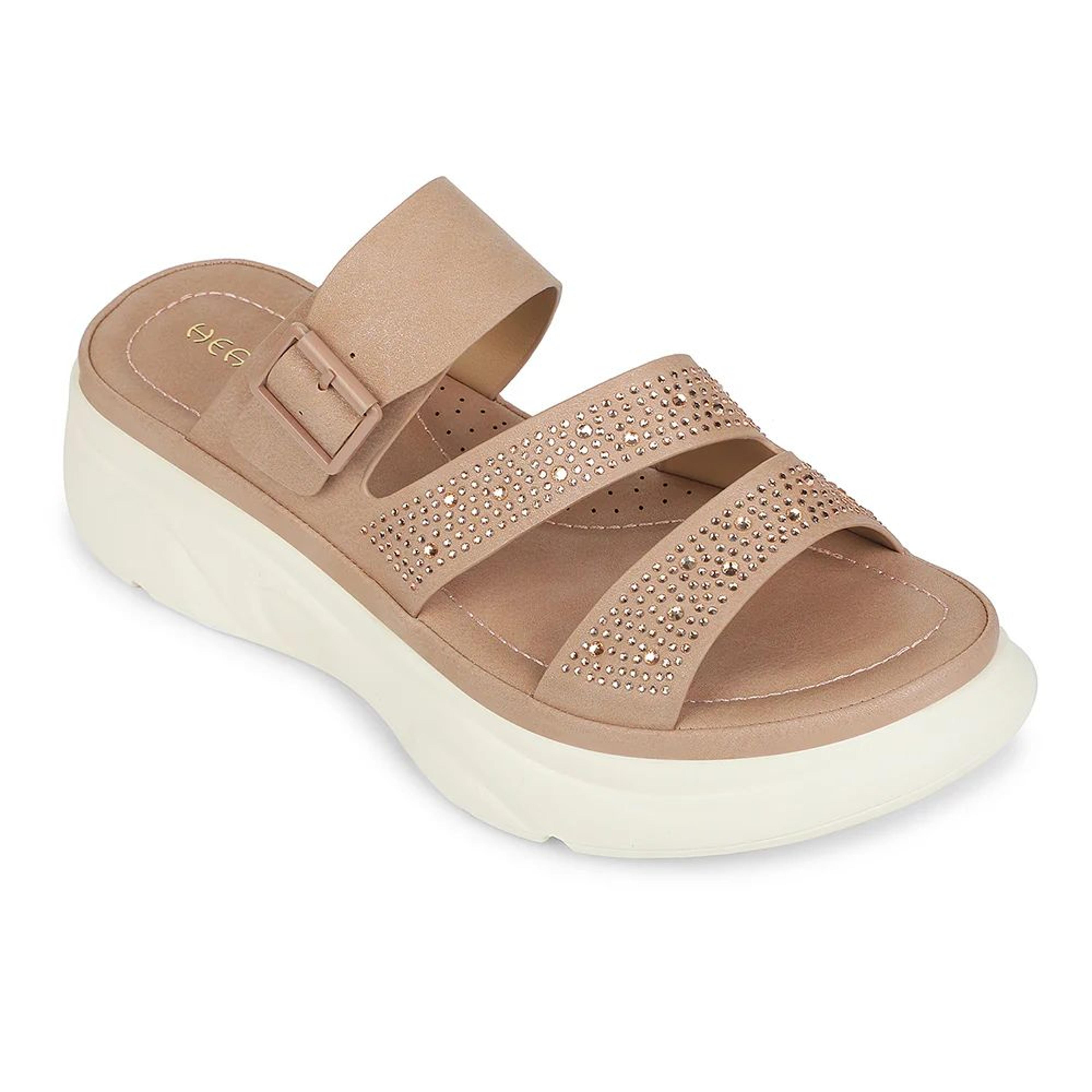 Healers Pink Casual Flat Sandal for Women ZQ-XYSL-09 by Liberty