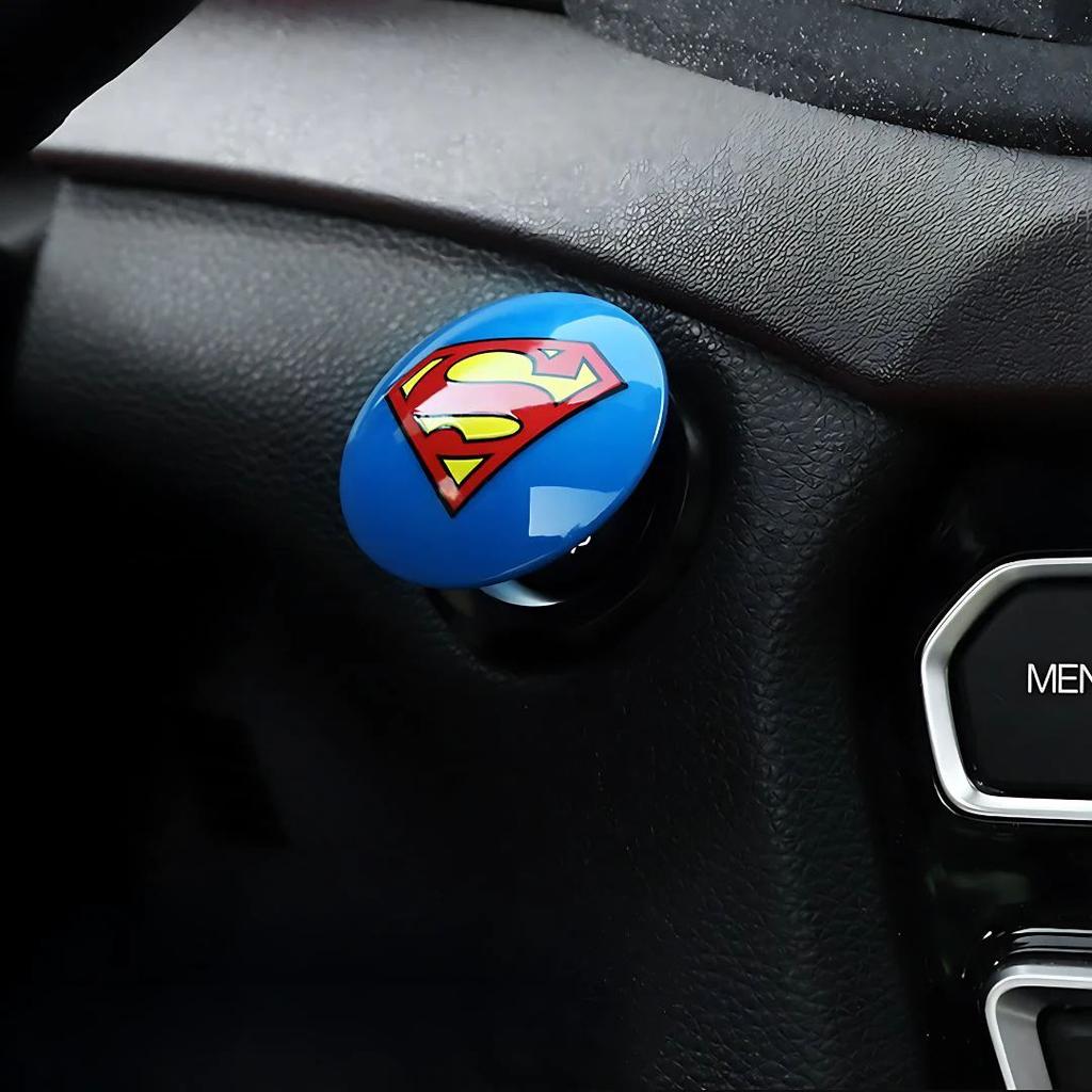 Shield Car Button Cover | Super Hero Car Collectibles — photo 2