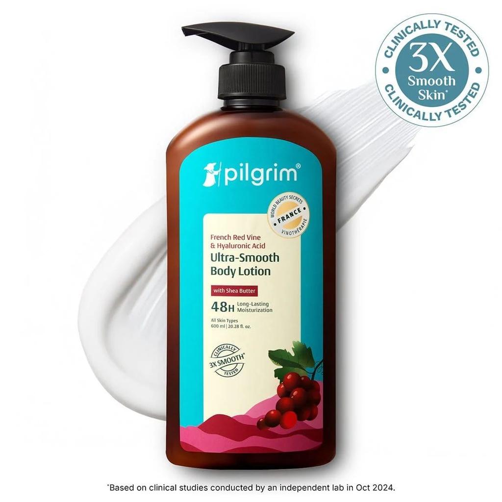 French Red Vine & Hyaluronic Acid Ultra-Smooth Body Lotion - 600ml