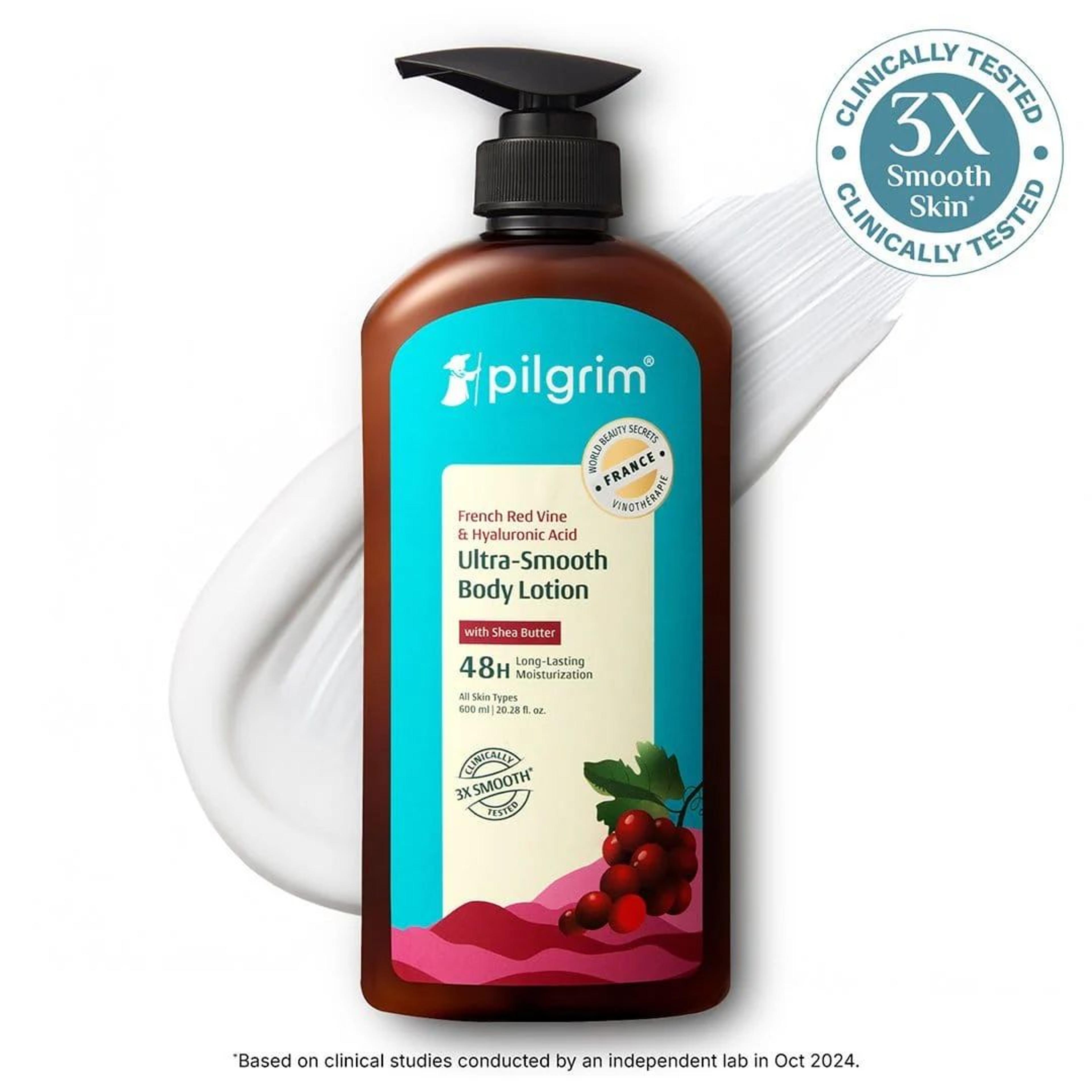 French Red Vine & Hyaluronic Acid Ultra-Smooth Body Lotion - 600ml