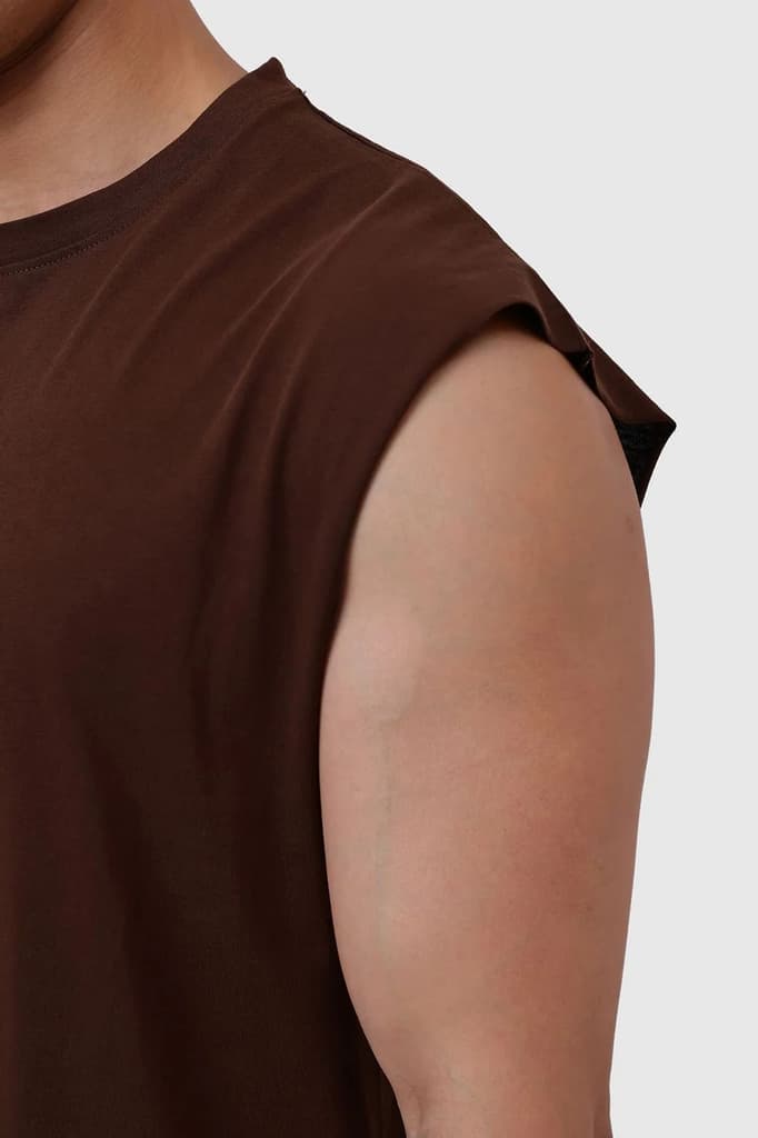 Brisk Capsleeves T-shirt Coffee — photo 4