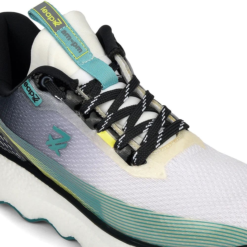 Leap7x Sea Green Sports Lacing Running Shoes For Men GHD-103 By Liberty — photo 4