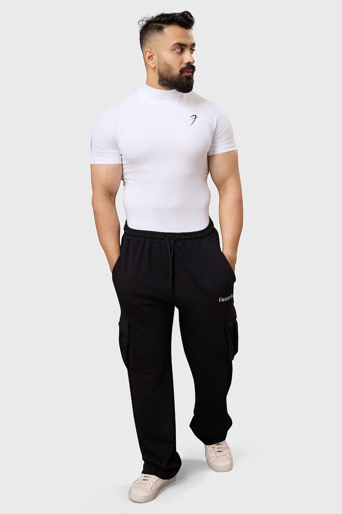High Neck Compression T-shirt White — photo 5