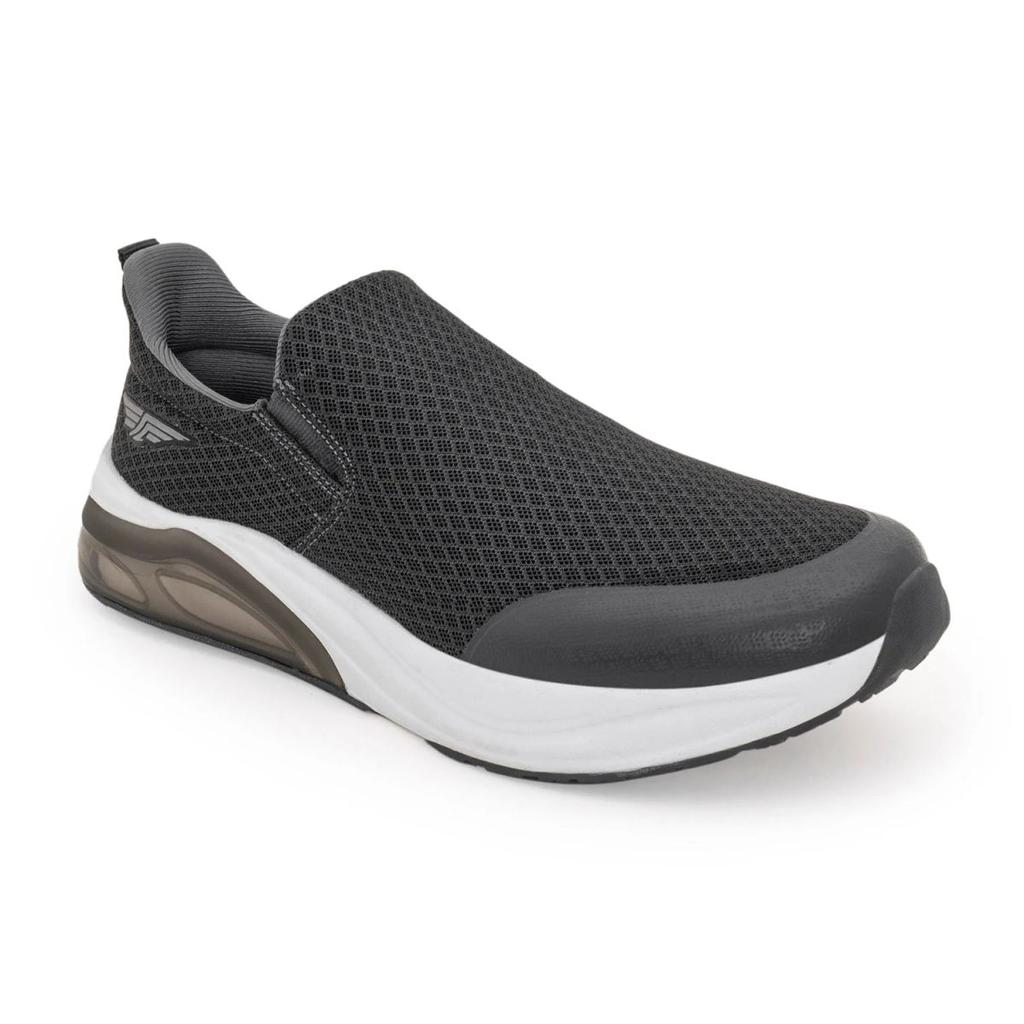 Walking Slip-On Shoes for Men in Dark Grey | Low-Cut Walking Shoes.