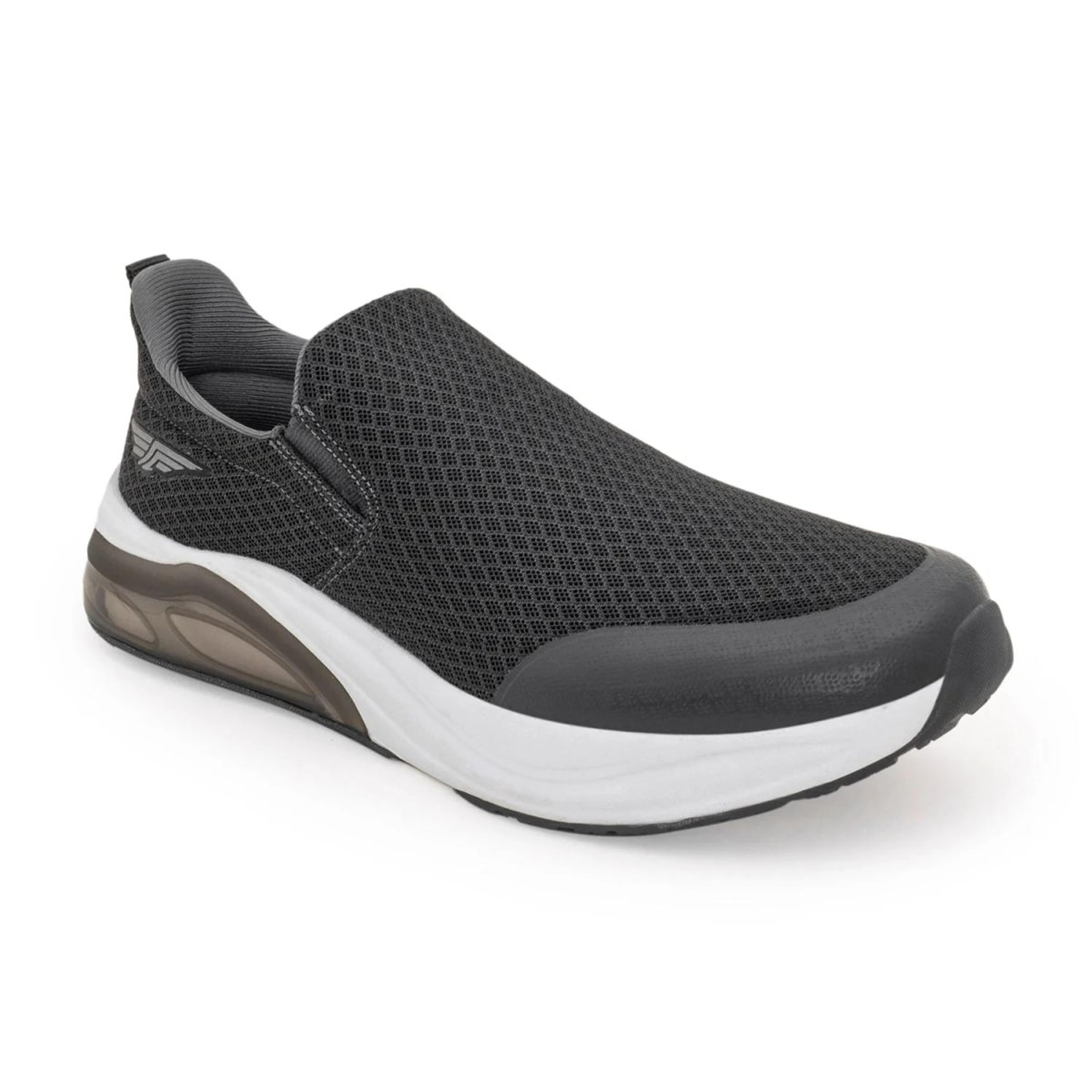 Walking Slip-On Shoes for Men in Dark Grey | Low-Cut Walking Shoes.