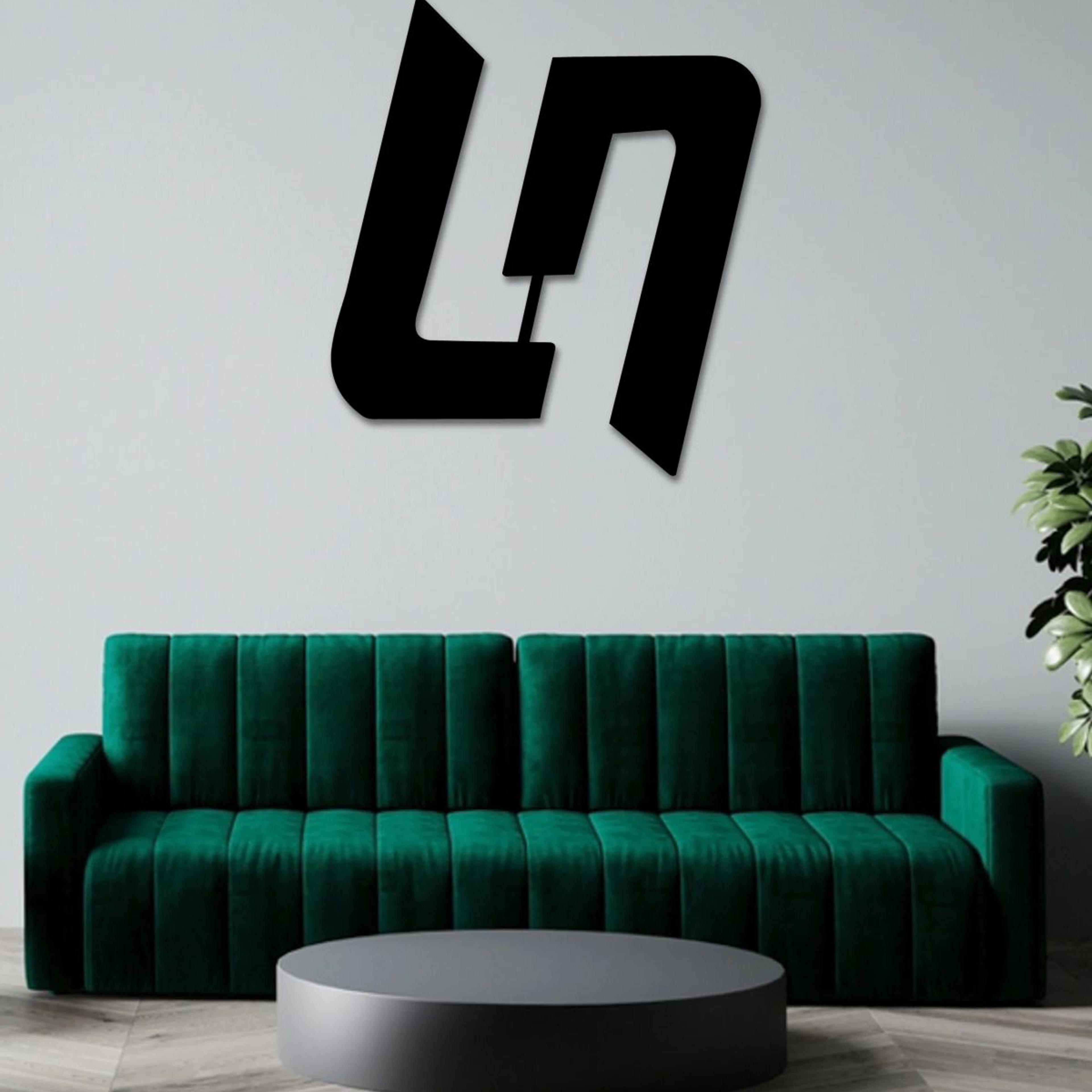 F1 LANDO NORRIS LOGO METAL WALL ART