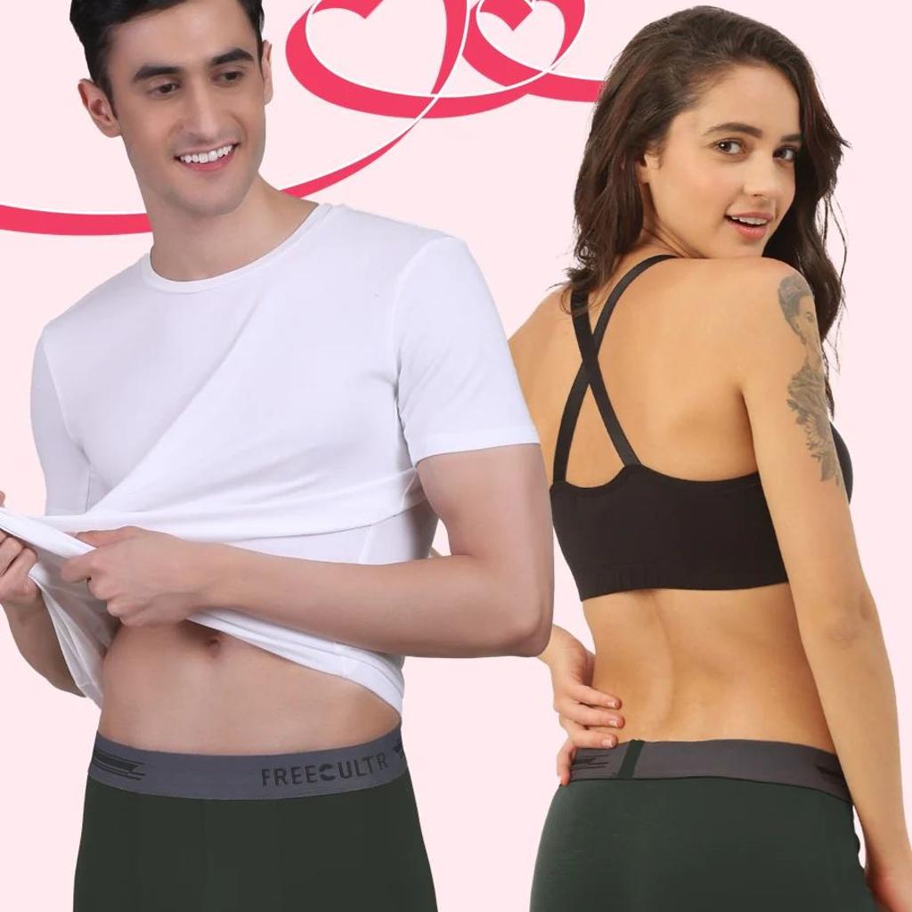 Men's Trunk & Women's Boy Shorts (Pack of 2)