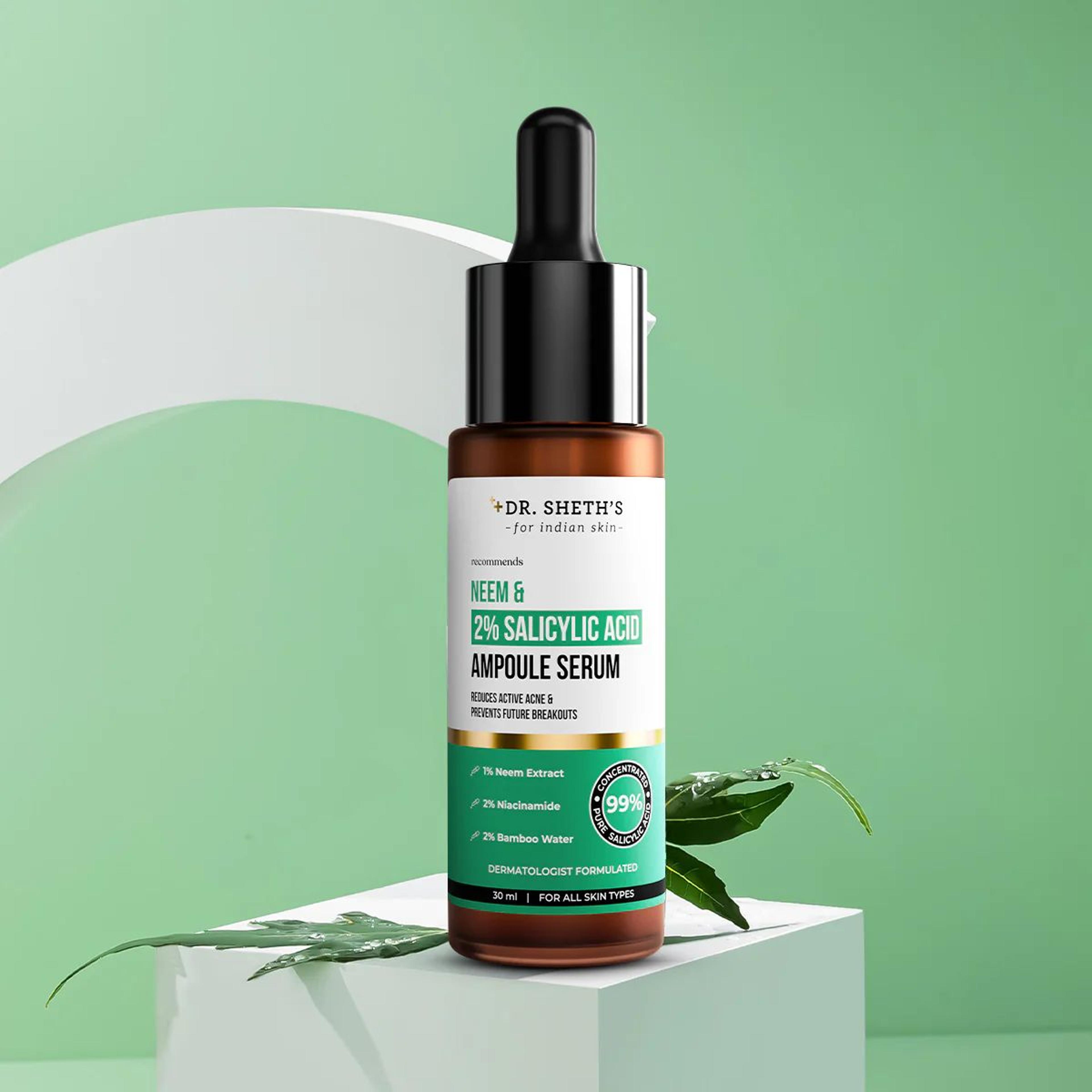 Neem & 2% Salicylic Acid Ampoule Serum - 30ml
