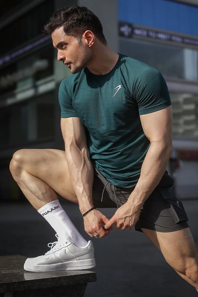 Ember T-shirt Bottle Green — S