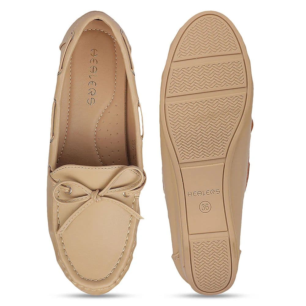 Healers ZQ-FDBL-14 Beige Casual Bellies Shoes for women By Liberty — photo 4
