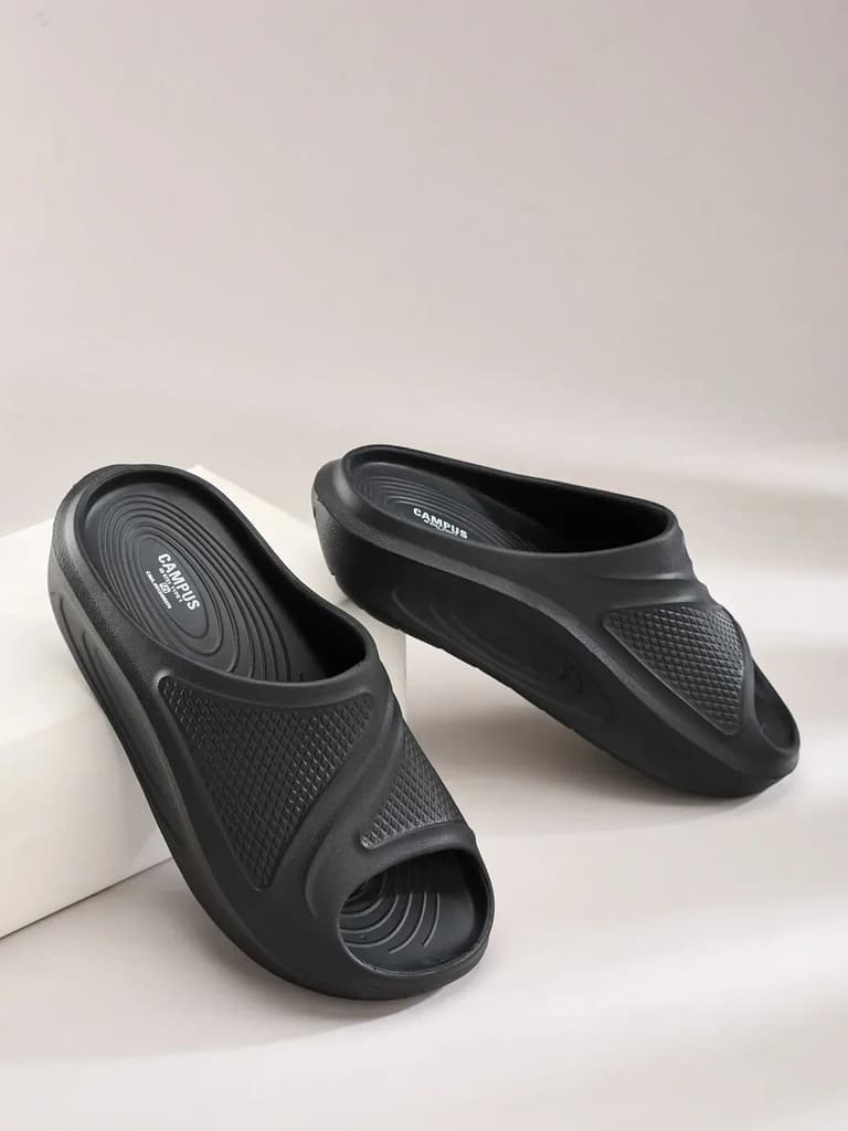 GC-4036 Black Men's Slides
