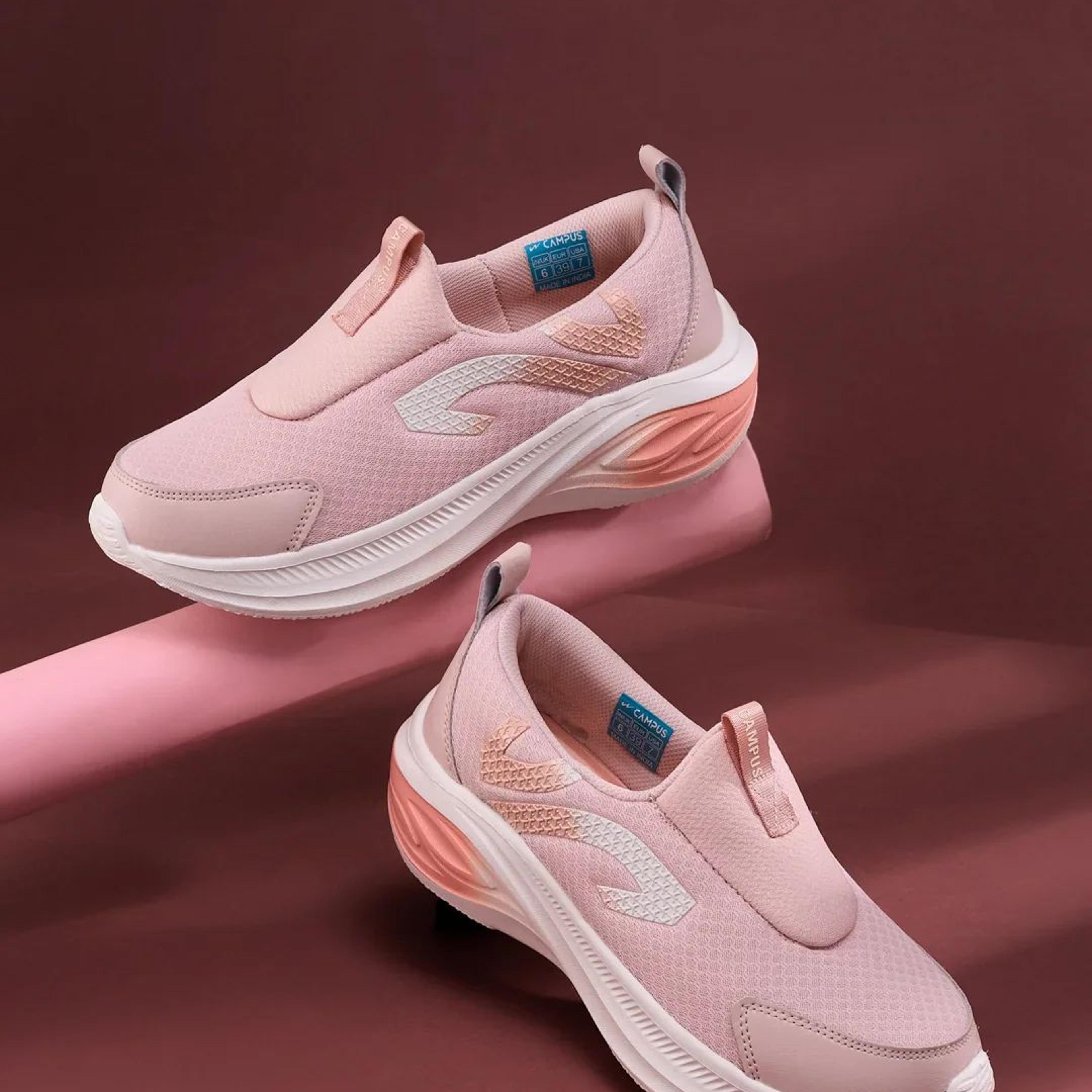 GISEL Pink Women's Walking Shoes